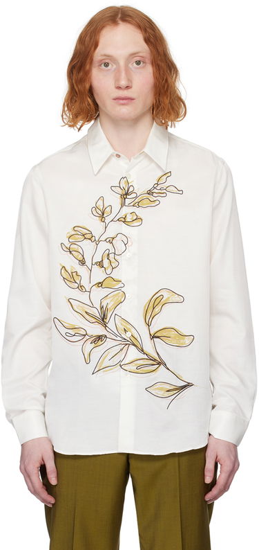 Košeľa Paul Smith Paul Smith Embroidered Shirt Biela | M1R-700YE-M02263-04, 0