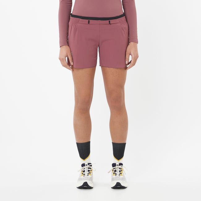 Šortky Salomon Aero 5" Running Shorts Vínová | LC2612200, 0