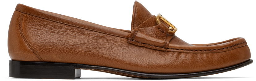 Starostlivosť o obuv Valentino Valentino Garavani VLogo Signature Buffalo Loafers Hnedá | 6W2S0LM0EWV
