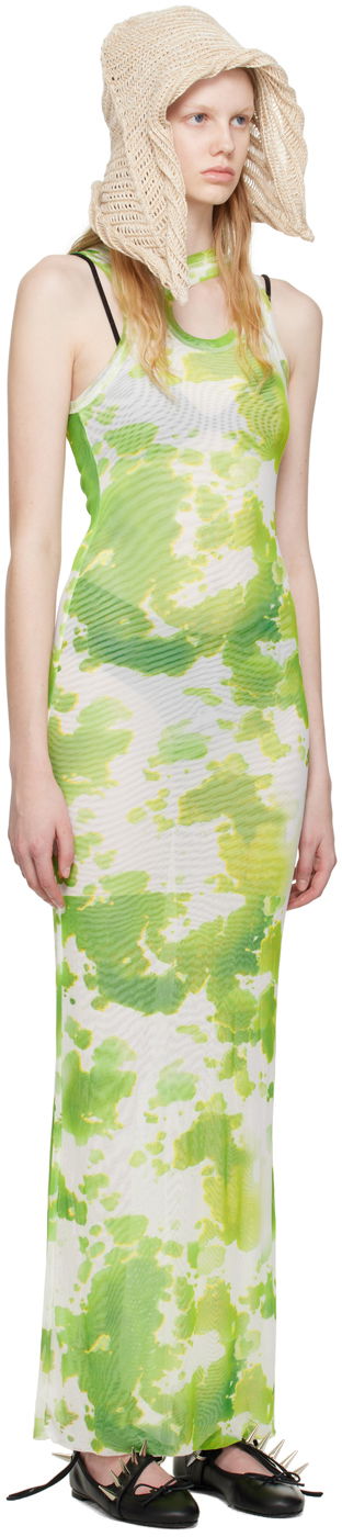 Šaty Ottolinger Ottolinger Exclusive Tie-Dye Maxi Dress Zelené | 100717, 1