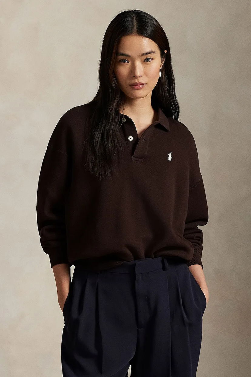 Mikina Polo by Ralph Lauren ARCTIC FLEECE Polo Sweatshirt Hnedá | 211947966009