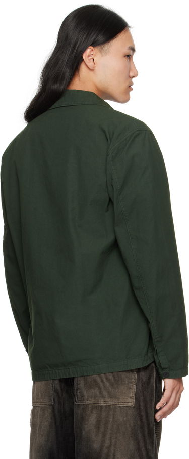 Bunda Stone Island Canvas Weave Cotton Jacket Zelené | K2S15 1200004 S0179, 2
