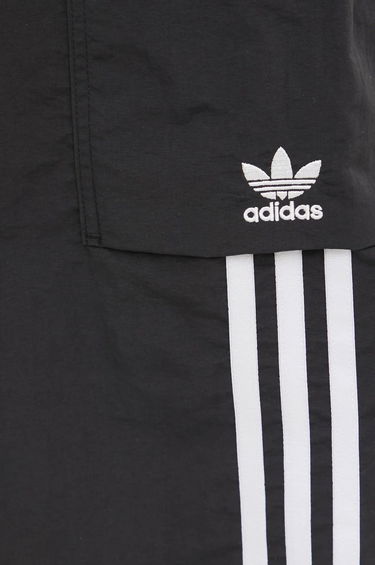 Šortky adidas Originals 3 Stripe Cargo Shorts Čierna | JH1077, 3