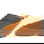 Luna Suede Low Boot Cognac