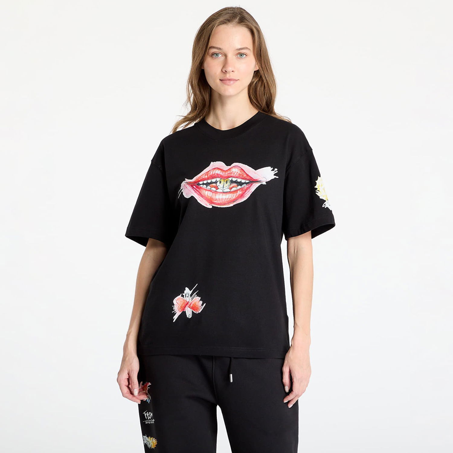 Tričko Footshop FTSHP x Kurňavka T-Shirt Čierna | FTSHP_474, 1
