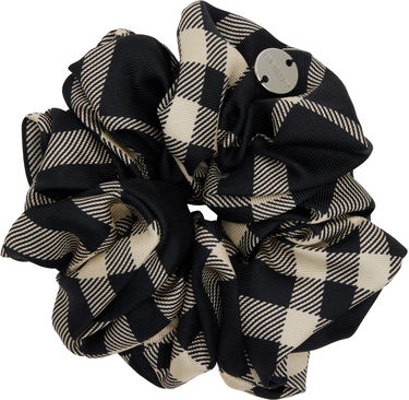 Šál Burberry Burberry Check Silk Scrunchie Čierna | 8110932, 0