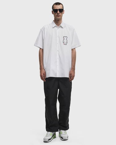 Košeľa Comme des Garçons Short Sleeve Woven Shirt with Bear Graphic Biela | FO-B038-S25-1, 2
