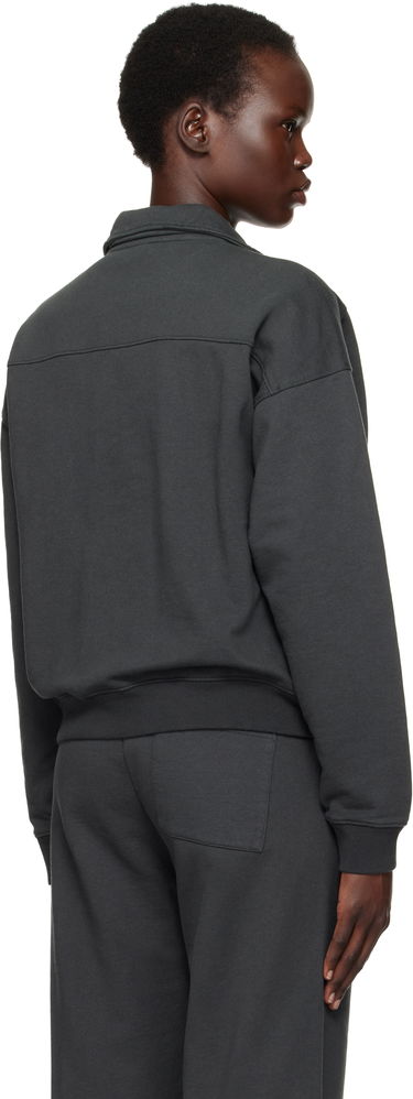 Mikina Sporty & Rich 'S.R. Sport' Quarter Zip Sweatshirt Šedá | ST073512304BA02, 2