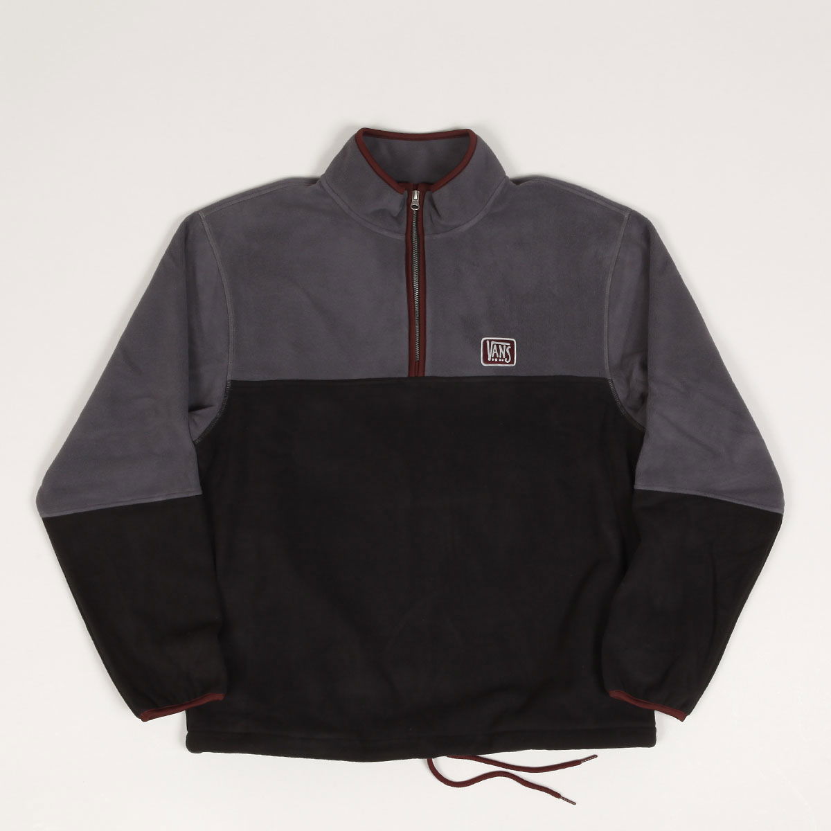 Mikina Vans Zorilla Half Zip Rozo Crewneck Čierna | VN000F6SBLK, 0