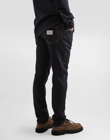 Džínsy Dolce & Gabbana Dolce & Gabbana Slim-Fit Stretch Cotton Jeans Modrá | GY07CDG8NH9S9001, 2