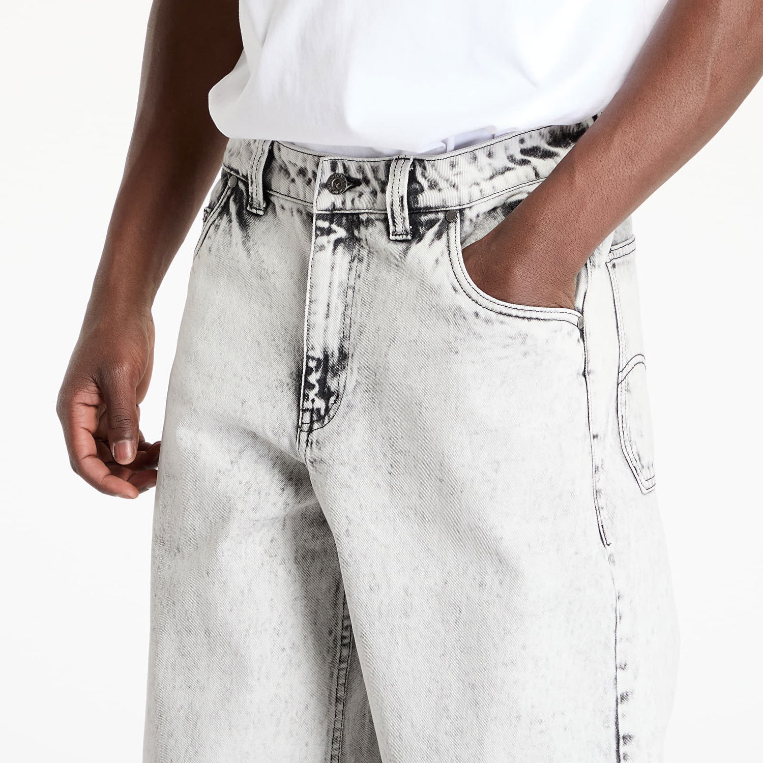 Džínsy Dime DIME Classic Baggy Denim Pants Šedá | DIME2SP2510WHT, 1