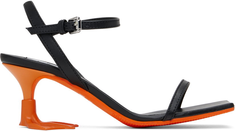 Doplnky Moschino Moschino Duck Heeled Sandals Čierna | MA16575G1M MA3 00A