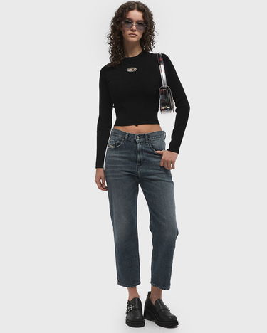 Sveter Diesel M-VALARI Ribbed Knit Top L Čierna | A15328-0DLAX-9XX, 1