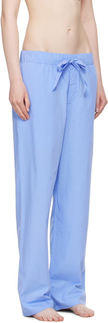 Pyžamo TEKLA Tekla Poplin Pyjama Pants Modrá | PPL-PANTS-346, 4