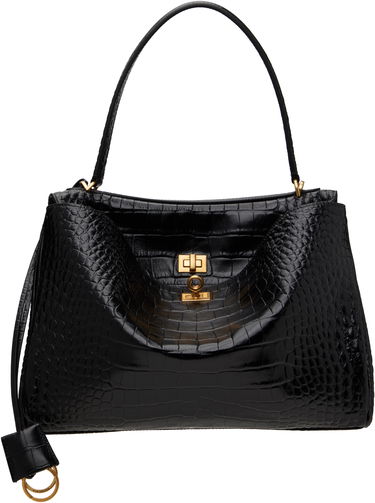 Tote bag Balenciaga Croc Rodeo Medium Bag Čierna | 789772 2AA5L, 0