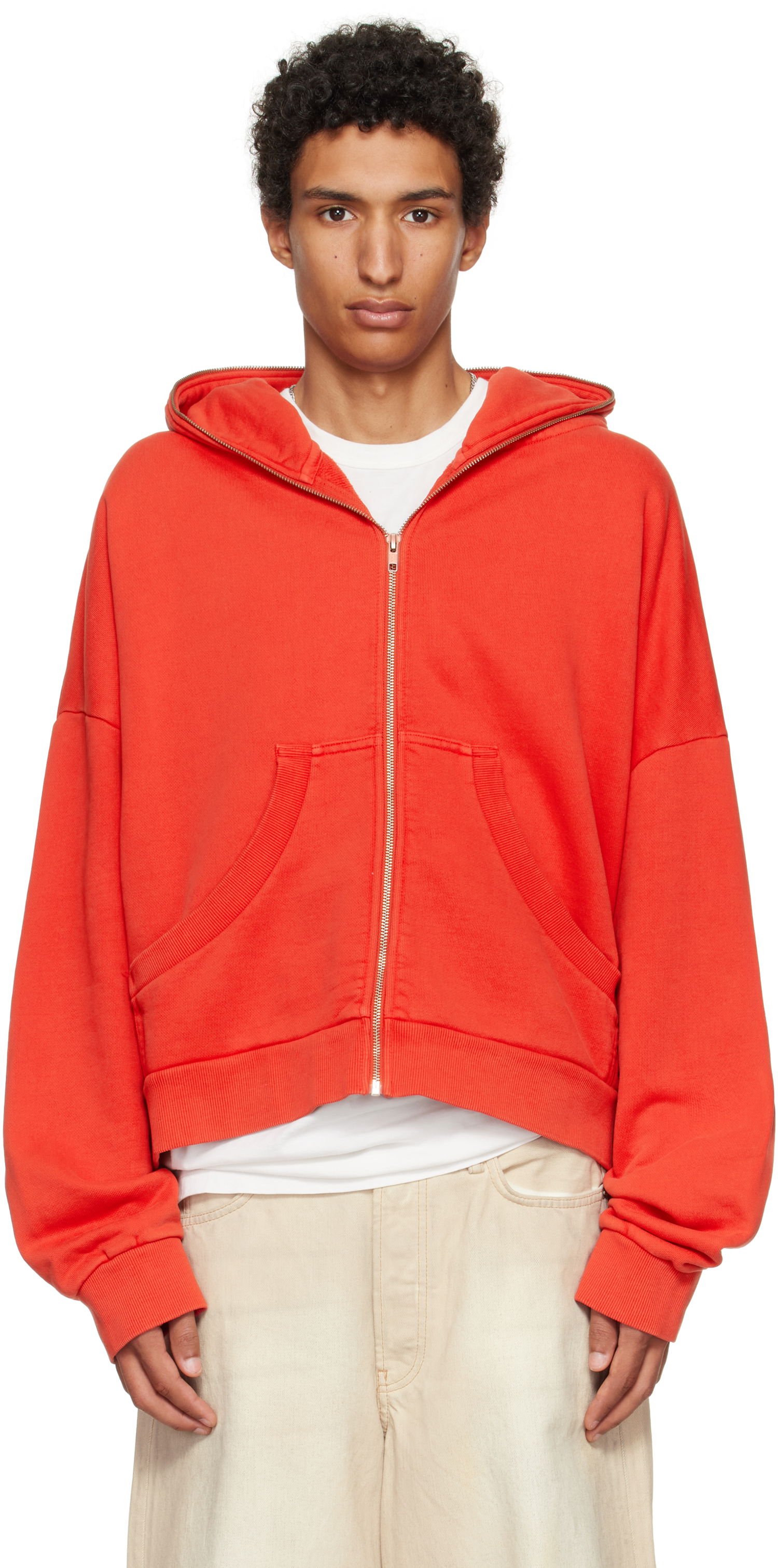 Mikina Entire Studios Entire Studios Eternal Zip Hoodie Červená | ES2202CH, 0