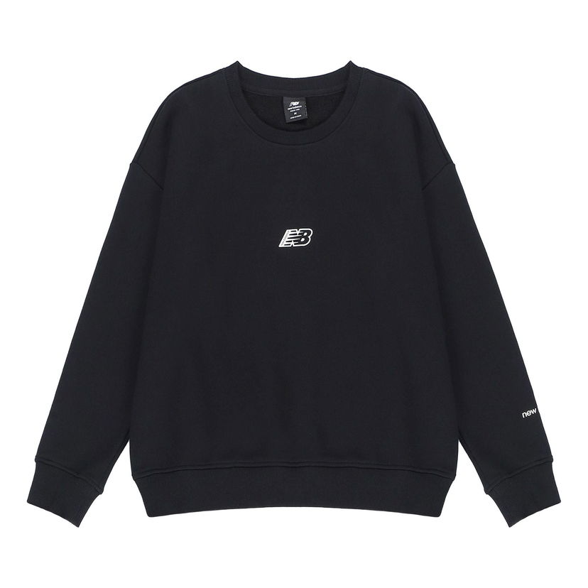 Mikina New Balance Essentials Black Sweatshirt Čierna | AWT23514-BK