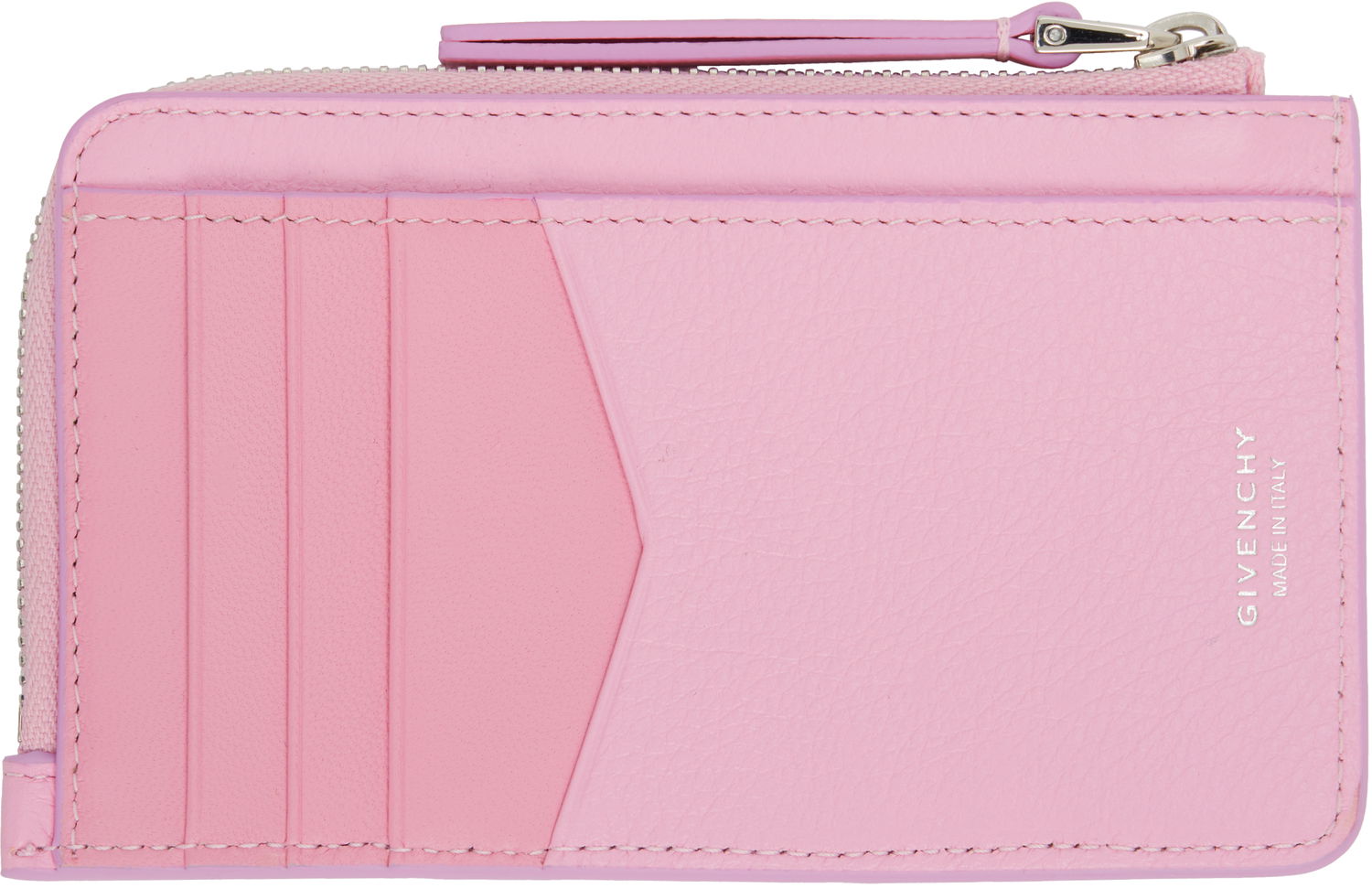 Peňaženka Givenchy Givenchy Voyou Zipped Card Holder Ružová | BB60LSB28T662, 1