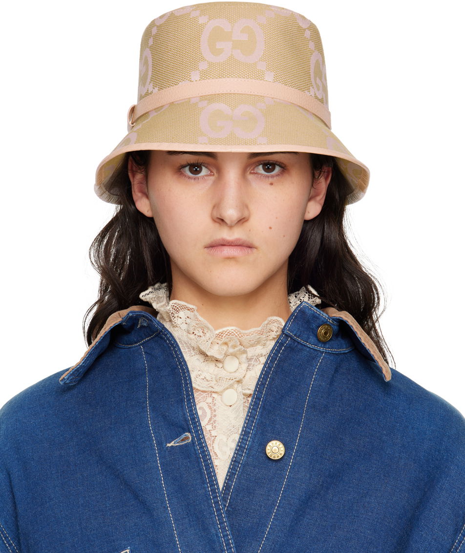Klobúk Gucci Jumbo GG Bucket Ružová | 730336 3HAPT, 0