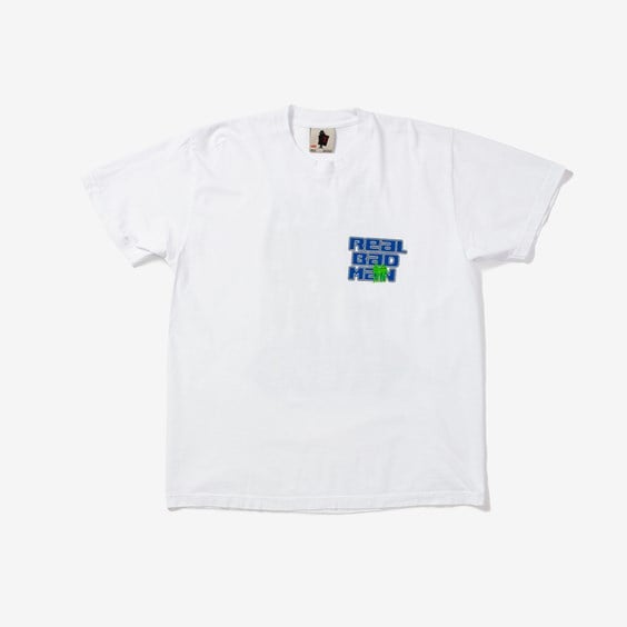 Tričko Real Bad Man Warning Short-sleeve Tee Biela | RBM10002, 0