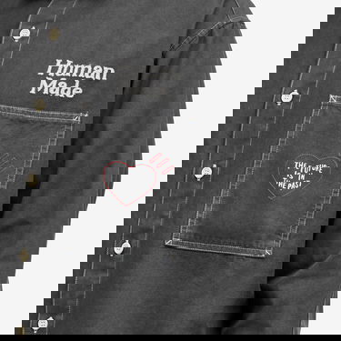 Košeľa Human Made Work Shirt Stitch Large Šedá | HM28SH017-BK, 5