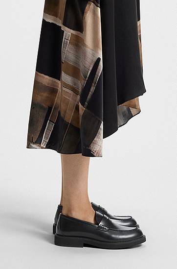 Tenisky a topánky BOSS Penny Loafers Čierna | 50548761, 1