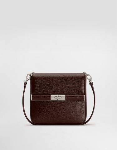 Taška cez rameno Dolce & Gabbana Dolce & Gabbana Deerskin Crossbody Bag Hnedá | BM2445A803480308, 0