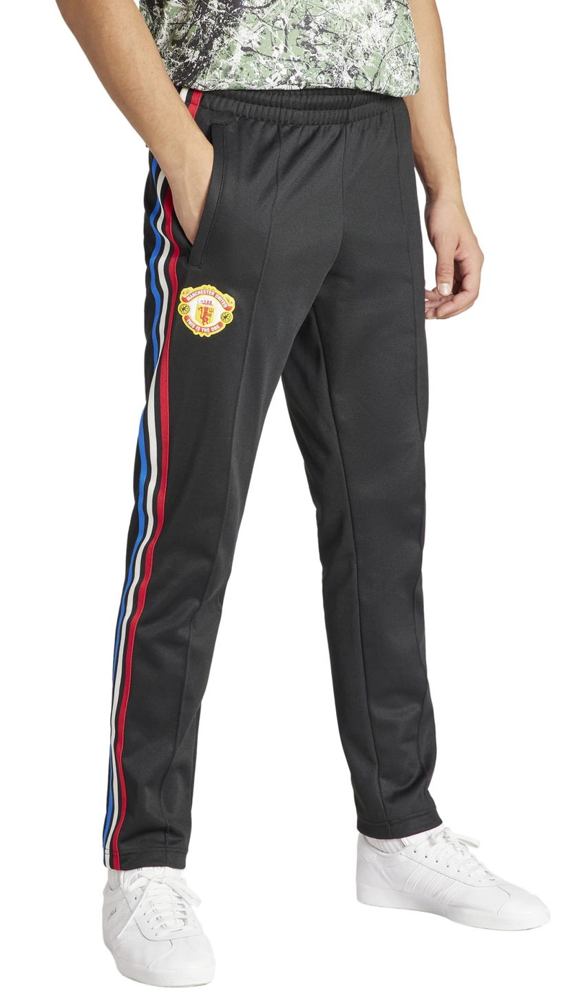 Nohavice a džínsy adidas Originals MUFC SR OG TP Čierna | in6968
