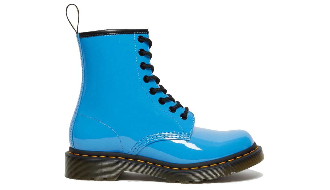 Tenisky a topánky Dr. Martens Vegan 1460 Patent Leather Modrá | DM26895416, 0