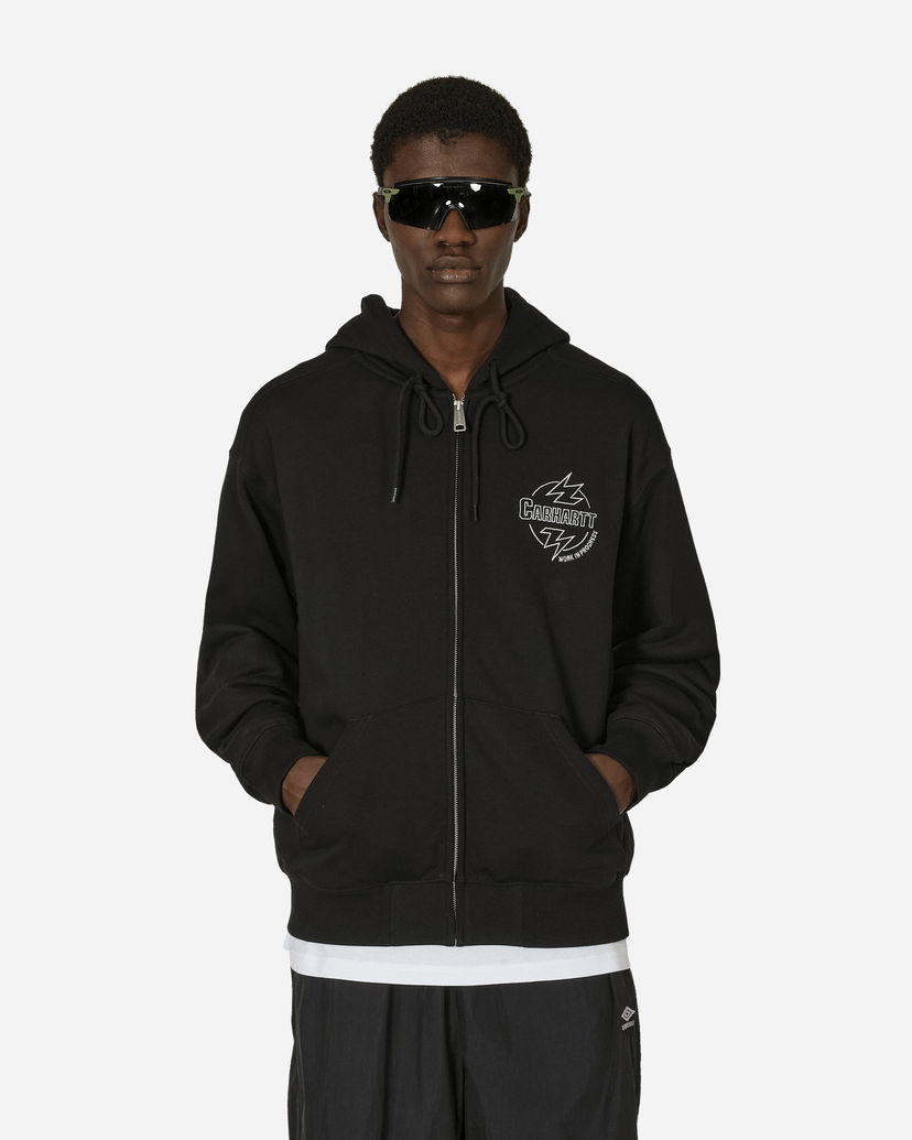 Mikina Carhartt WIP Hooded Ablaze Jacket Black Čierna | I033623 K02XX