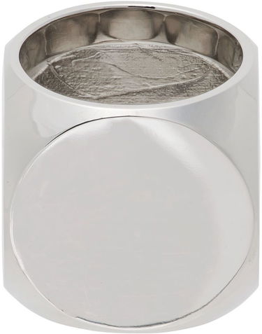 Prsteň We11done We11done Logo Dice Ring Metalická | WD-AJ1-22-704-U-BK, 4