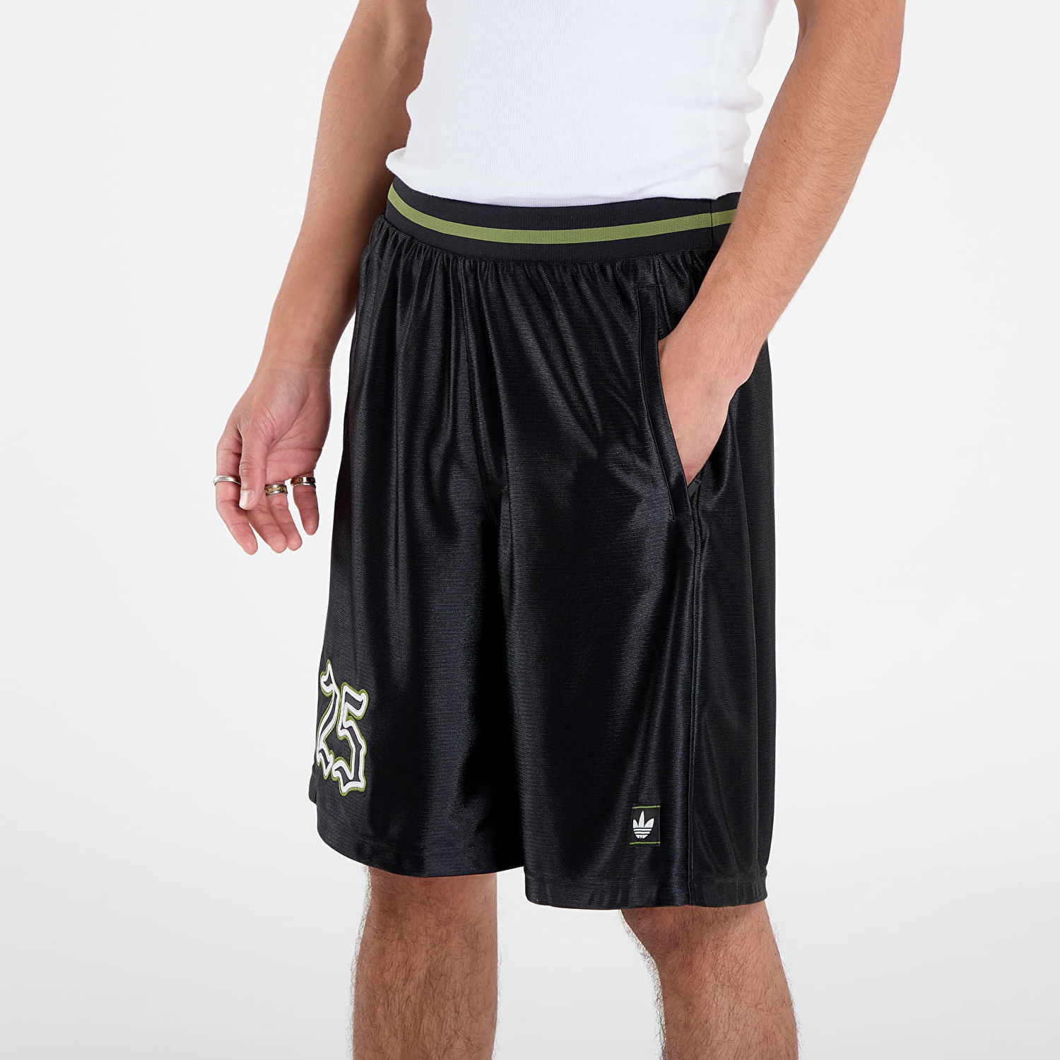 Šortky adidas Originals Number Graphic Shorts Čierna | JY2769, 1