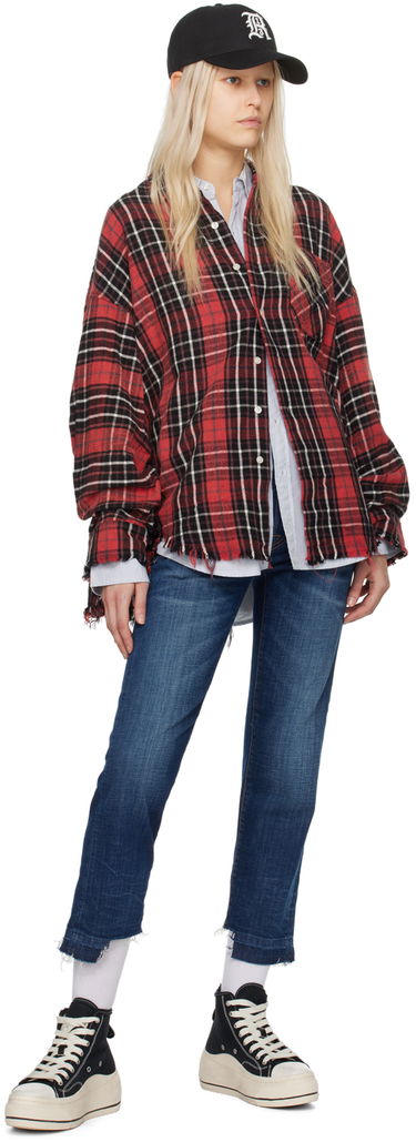 Džínsy R13 R13 Boy Straight Jeans Modrá | R13W0991-664C, 3