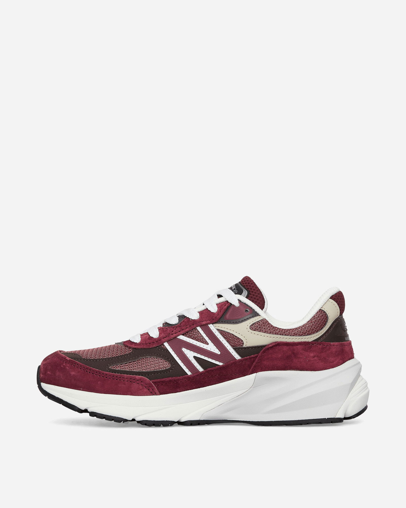 990v6 Made in USA "Burgundy / Tan"