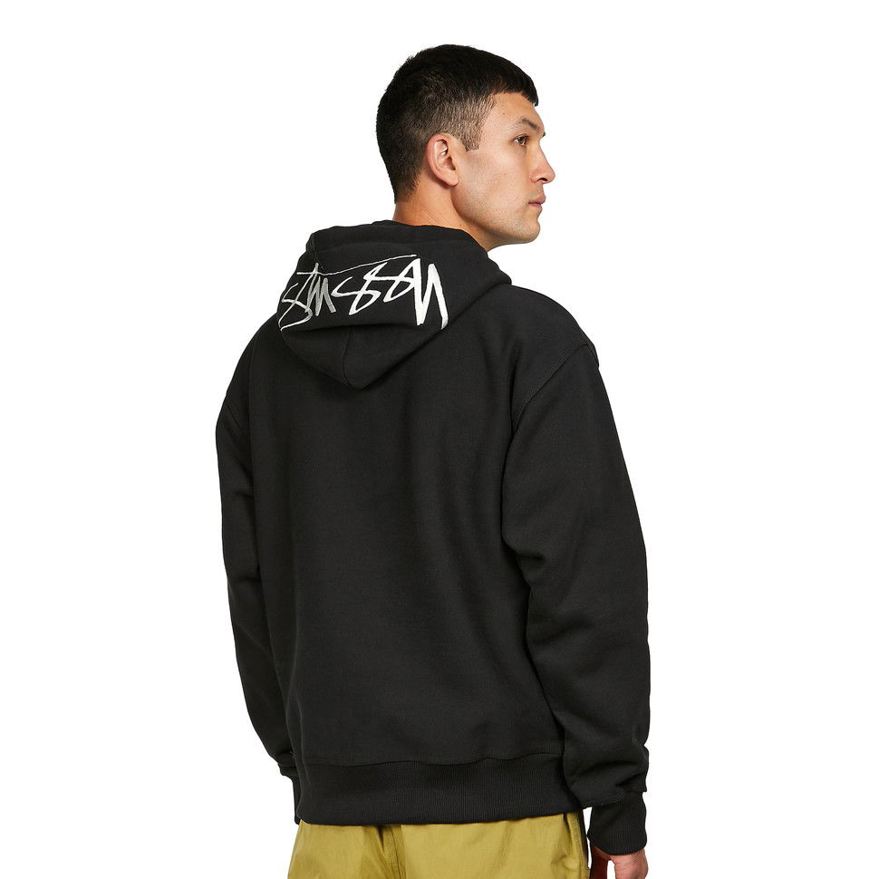 Mikina Stüssy Back Hood Applique Čierna | 118472-0001, 1