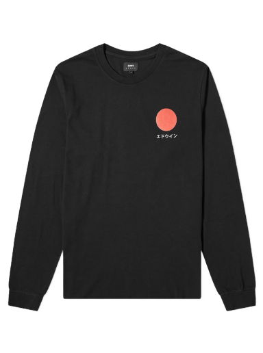 Tričko EDWIN Long Sleeve Japanese Sun Tee Čierna | I026678-8967