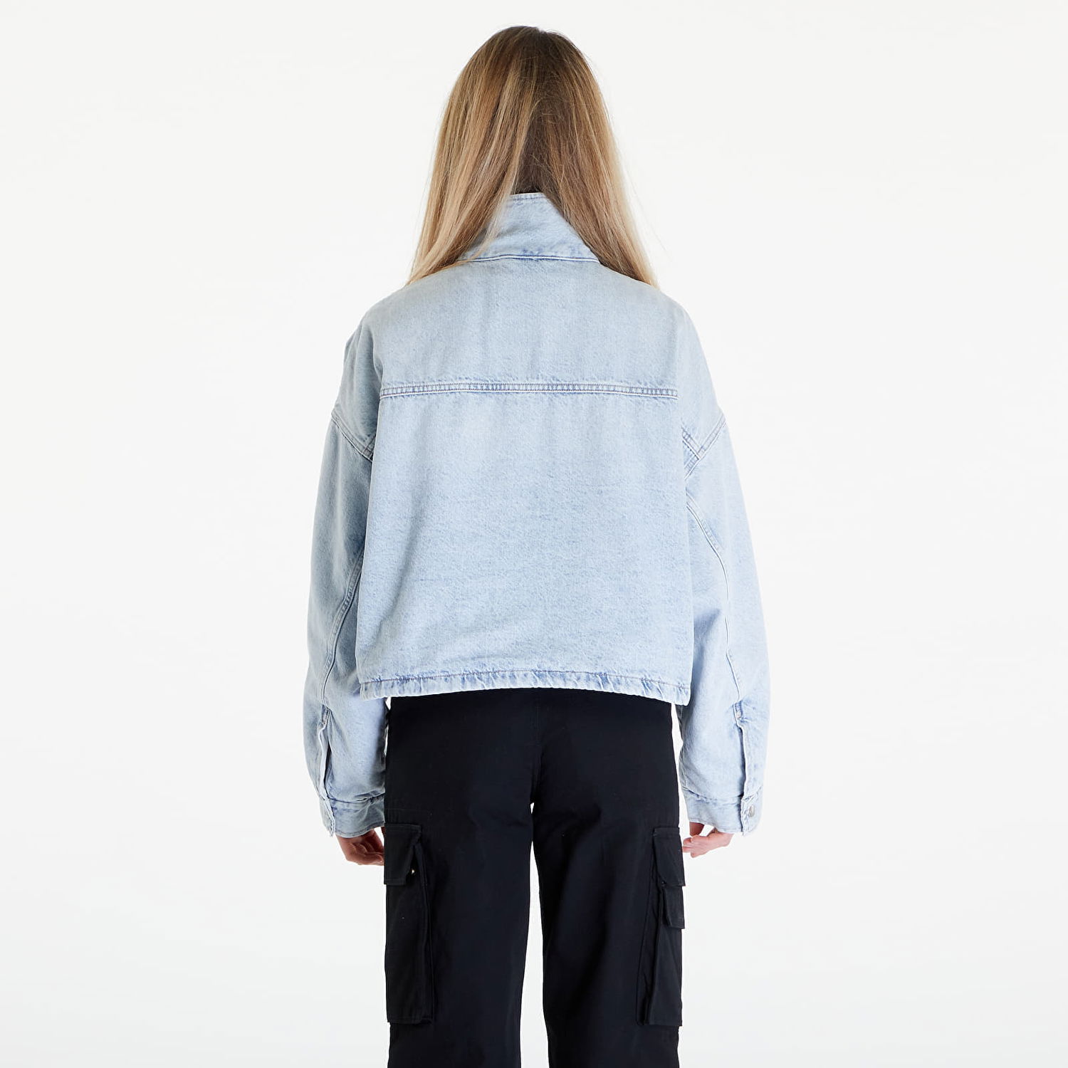 Bunda CALVIN KLEIN Denim Pop Over Denim Modrá | J20J223298 1AA, 1