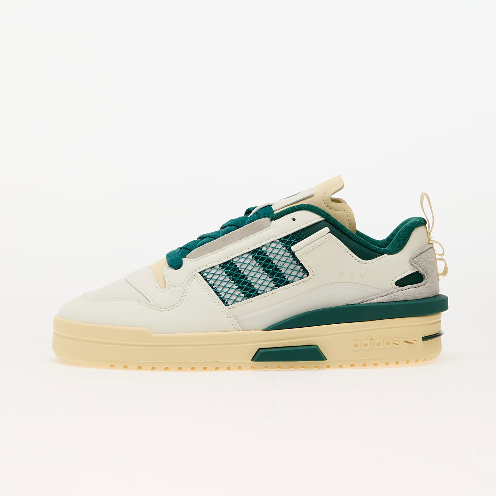 Forum Mid Low Ivory/ Off White/ Collegiate Green