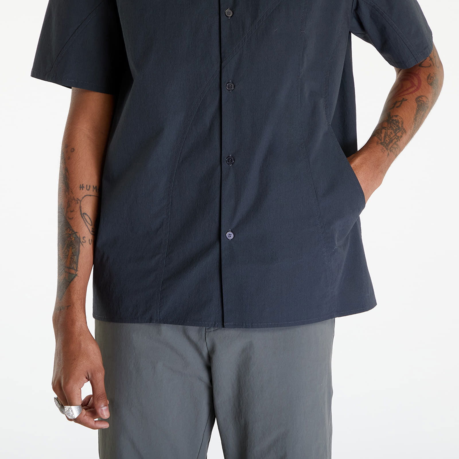 6.0 Shirt Center Charcoal