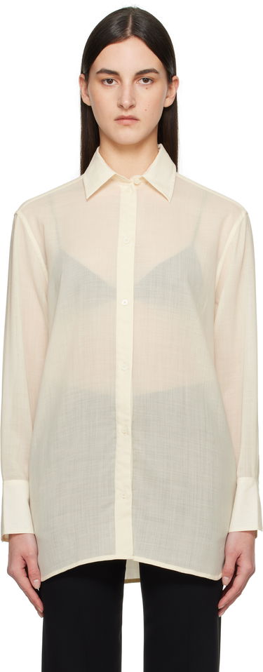 Košeľa TOTEME TOTEME Relaxed Voile Shirt Béžová | 251-WRT1415-FB0332, 0