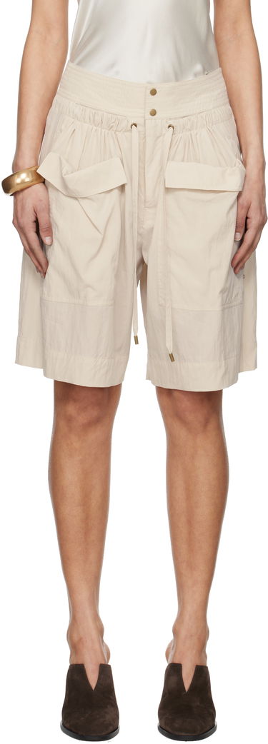Šortky ISABEL MARANT Isabel Marant Gabriela Casual Shorts Béžová | SH0232FA-C2G01I, 0