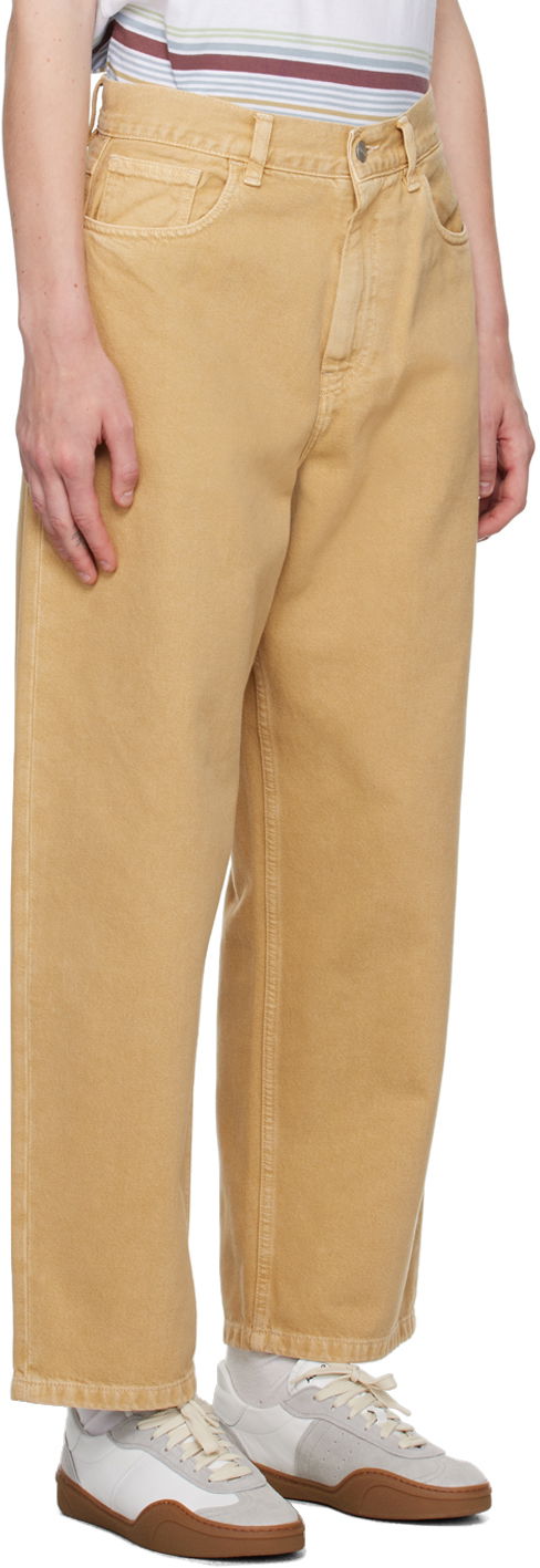 Džínsy Carhartt WIP Relaxed Fit Jeans Béžová | I033746 1YH4J, 1