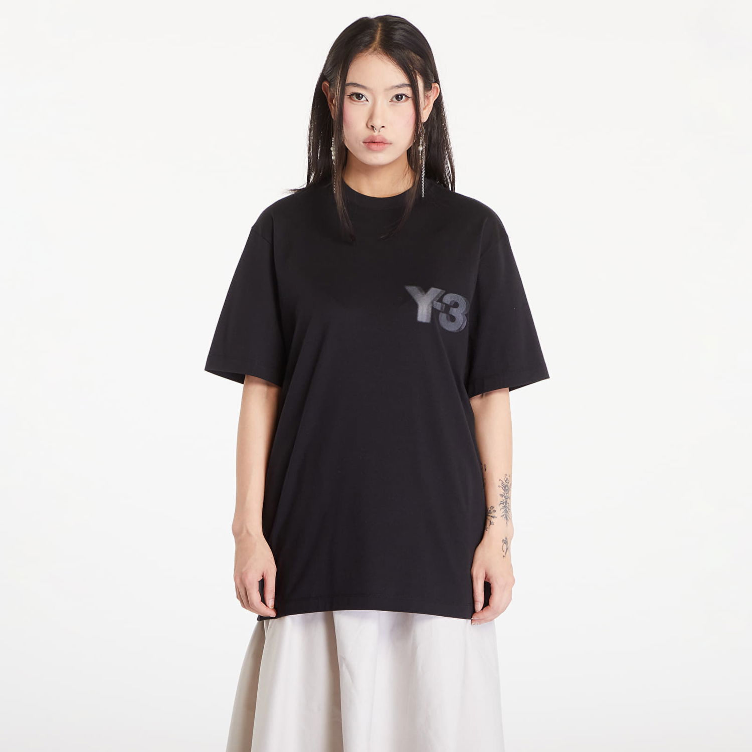 Tričko Y-3 Logo Short Sleeve Tee UNISEX Black Čierna | JE9282, 0