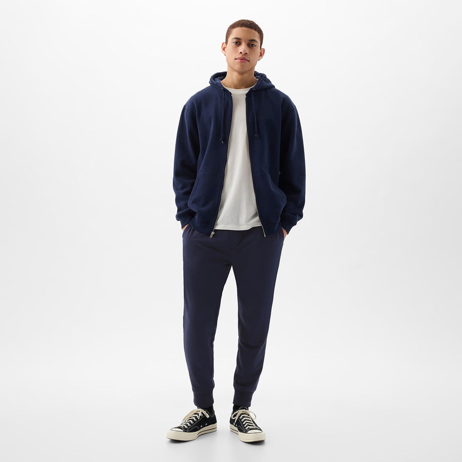 Tepláky GAP French Terry Logo Joggers Tapestry Navy Navy | 868463-01, 0