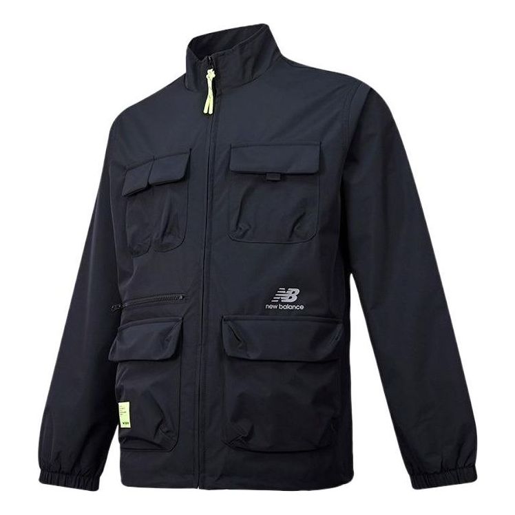 Vetrovka New Balance Multi Pocket Jacket Čierna | AMJ21368-BK, 0