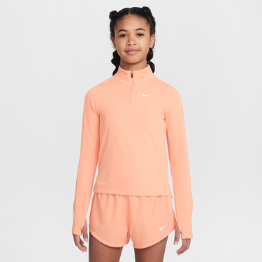 Sveter Nike Dri-FIT Long Sleeve 1/4 Zip Top Oranžová | FD2853-844, 0