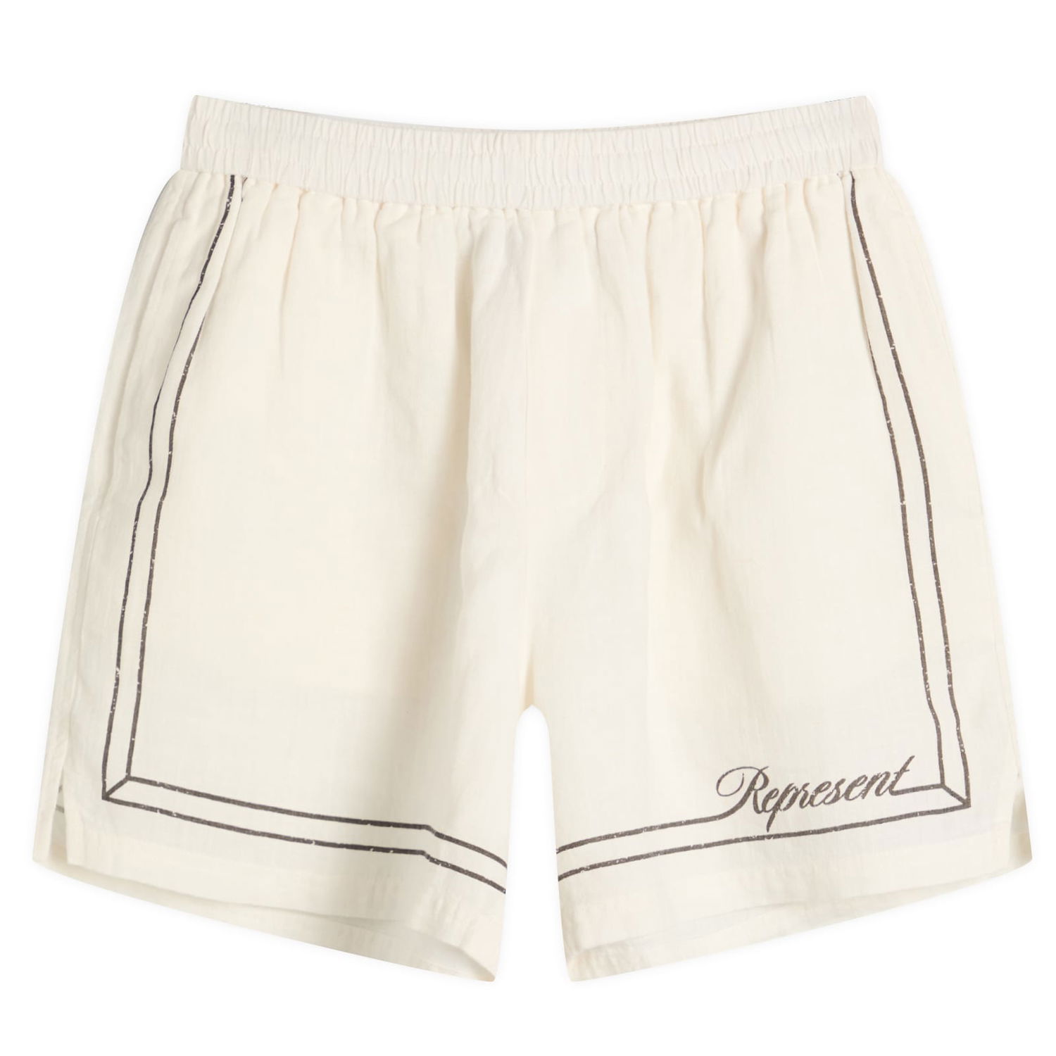 Šortky Represent Clo Represent Border Vacation Shorts Biela | MLM100299-26, 1