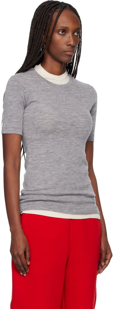 Súprava Jil Sander Lightweight Slub Wool Top Set Šedá | J40FV0114_J20226, 1