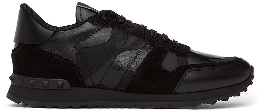 Tenisky a topánky Valentino Garavani Camo Rockrunner Sneakers "Black" Čierna | WY0S0723NSD, 0