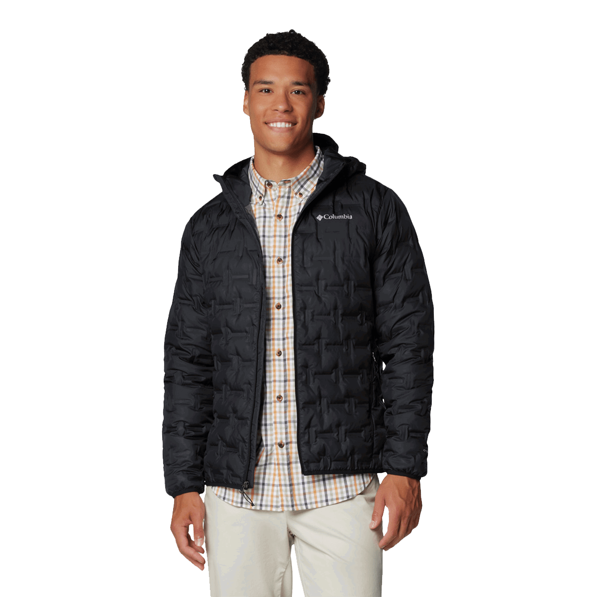 Prešívaná bunda Columbia Delta Ridge™ II Down Hooded Jacket Čierna | 2086221010, 0